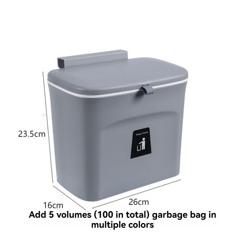 Wall-mounted Toilet Kitchen Trash Can
