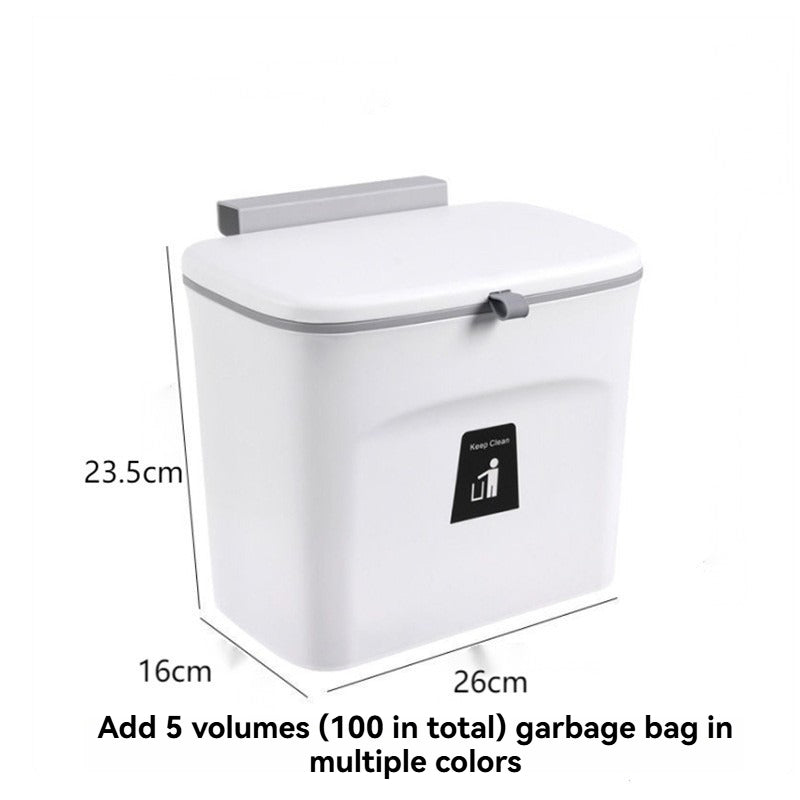Wall-mounted Toilet Kitchen Trash Can