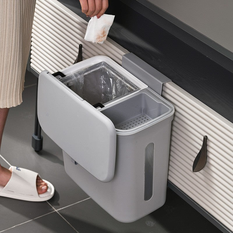 Wall-mounted Toilet Kitchen Trash Can