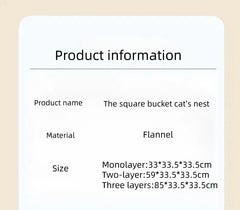 3-Tier Cat Condo with Hanging Toys - Multi-Level Covered Pet House