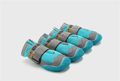 4-Pack Dog Boots - Waterproof Reflective Shoes for Medium Large Dogs