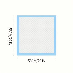 100Pcs Super Absorbent Disposable Pet Urine Pads for Large Breeds Potty Training, Travel - Ideal for Dogs, Puppies, Cats