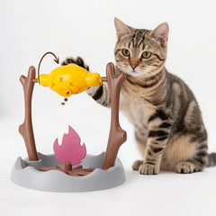 Creative Fun Cats Slow Feeding Snack Bowl Pet Interactive Food Leak Toys Dog Cat Grilled Fish Spinning Puzzle Toy Sniff Training