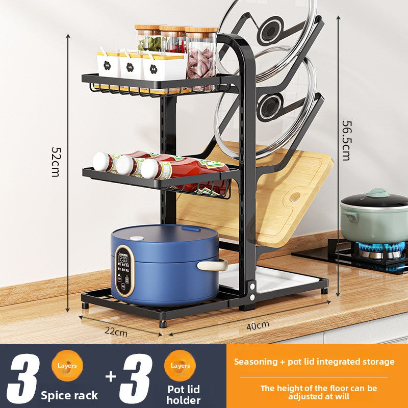 Desktop Lid Storage Rack