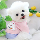 Cheap Cute Dog & Cat Clothes – Pink & Yellow Puppy Pet Apparel Sweater Coat for Small to Large Pets