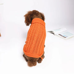 Solid Cotton Dog Sweater – Soft Winter Pet Clothes for Small & Large Dogs | Wholesale Cheap Warm Cotton Dog Apparel