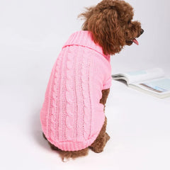 Solid Cotton Dog Sweater – Soft Winter Pet Clothes for Small & Large Dogs | Wholesale Cheap Warm Cotton Dog Apparel