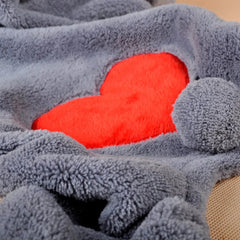 Cute Winter Dog Hoodie – Coral Fleece Warm Puppy Jacket Sweatshirt for Small Dogs & Cats | Soft Cozy Pet Sweater