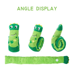 Pet Puzzle Can Sound Collapsible Snail-type Plush Toys, Hidden Food Grinding Teeth Resistant Dog Interactive Training Toys