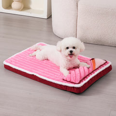 Medium Dog Kennel Washable Small Cat Nest Remolvable Elastic Cat Bed for Dog Sleeping Mat Puppy Sofa Cushion with pillow