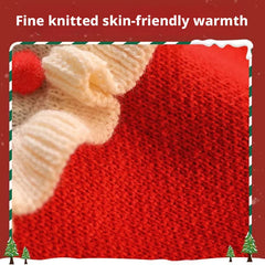 Christmas Pet Cat Costumes Sweater Cute Kitten Santa Claus Clothes For Small Medium Dogs Holiday Party Dress Warm Winter Clothes