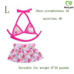 1PCS Summer Pet Clothes Dog Bikini Beach Clothes Cute Puppy Fashion Swimsuit Clothes Pet Supplies For Dogs and Cats Pet Products