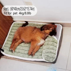 Cross-Border New Arrival Sleeping Dog Mat Winter Warm Removable Washable Kennel Mattress Pet Supplies Large Dog Dog Bed