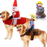 Dog Clothes Funny Cosplay Halloween Costume Puppy Kitty Cowboy Clothing Santa Claus Snowman Creative Pet Novelty Party Outfits