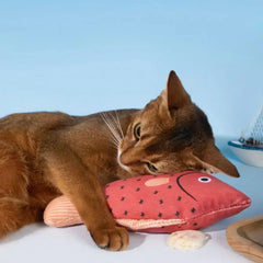 Simulation Fish Interactive Chew Toy for Cat, Catnip Toys, Pillow Toys for Kitty, Various styles,cute. Durable, premium