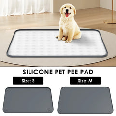 Dog Toilet Silicone Pee Pad Holder Foldable Leak Proof Foldable Puppy Potty Training Pad for Floor Protection Pet Supplies
