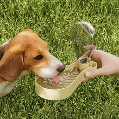 1Pcs Pet Water Bowl & Outdoor Feeder Portable Travel Cup for Cats Dogs Plastic Portable Dog Cat Bowl Travel Water Dish for Pets