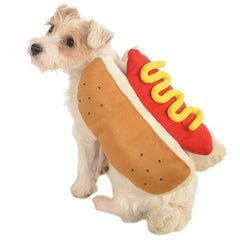 Fashion Funny Halloween Dog Costumes Dachshund Sausage Hot Dog Shaped Pet Apparel Gift Dressing Up Cat Party Costume Suit