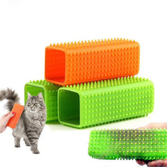 Car Animal Hair Brush for Dog Hair Short Brush for Dogs Long Cat Pet Hair Silicone Hollow Rubber Cleaning Brush GSZ01