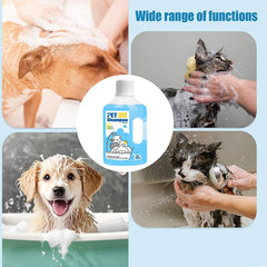 500ml Pet Shower Gel Gentle Cleaning Deodorizing Anti-itching Long-Lastin Fragrance Bath Shampoo for Puppy Cat Pet Care Supplies