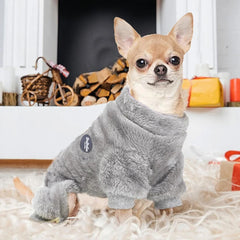 Dog Sweaters for Small Dogs Winter Pet Clothes Boy Girl Fleece Puppy Pajamas Doggie Outfits for Chihuahua Yorkie Cat Apparel