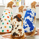 2.5-35kg 1Pc Soft Flannel French Bulldog Clothes Pajamas Warm Vests Winter Cat Coat Pet Warm Clothes For Small Medium Large Dogs