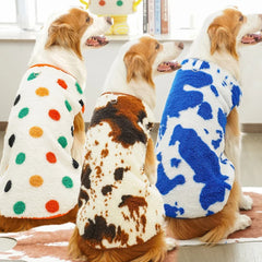 2.5-35kg 1Pc Soft Flannel French Bulldog Clothes Pajamas Warm Vests Winter Cat Coat Pet Warm Clothes For Small Medium Large Dogs