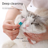 1PCS Silicone Cat Eye Brush for Shorthair and Longhair Cats for Cleaning Eyes and Whiskers Cat Cleaning and Grooming Essentials