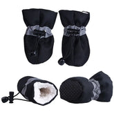 4pcs Pet Paw Care Antiskid Puppy Shoes Pet Protection Soft-soled Pet Dog Shoes Winter Prewalkers Soft Supplies