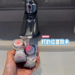 Pet glowing shoe lamp, bear teddy collar lamp, chest and back night lamp, night-time dog walking anti-loss shoe lamp