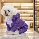 Dog Clothes Purple Illusion Unicorn Autumn/Winter Christmas Halloween Pet Dress up Holiday Party Fighting Teddy Pet Clothing