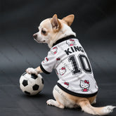 2025 Doggy Pet Clothing Pet Accessories Breathable Cool and Comfortable Kitty Cat Pattern T-Shirt Small Dog Breed Dog-King