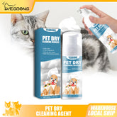 60ml Pet Dry Cleaning Shampoo Mousse Waterless Gentle Safe No Rinse Fresh Scent Deodorant Dogs Cats Outdoor Travel Bath Supplies