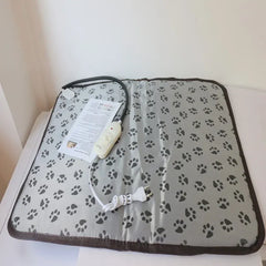 Adjustable Pet Heating Mat - Waterproof Electric Warmer for Dogs & Cats