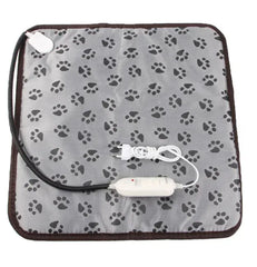 Adjustable Pet Heating Mat - Waterproof Electric Warmer for Dogs & Cats