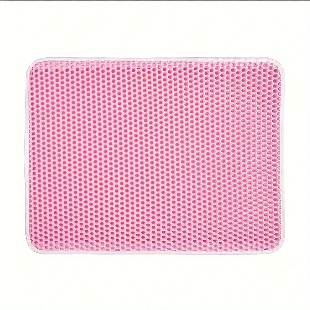 Advanced Honeycomb Cat Litter Mat - Double Layer Waterproof Litter Trapper