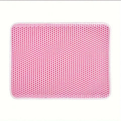 Advanced Honeycomb Cat Litter Mat - Double Layer Waterproof Litter Trapper