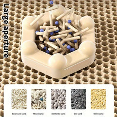 Advanced Honeycomb Cat Litter Mat - Double Layer Waterproof Litter Trapper