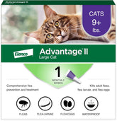 Advantage II Flea Treatment for Cats | Fast-Acting Flea Protection | Large Cats Over 9 lbs | 6 Month Supply