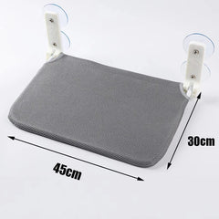 Assembly Free Cat Hammock - Foldable Plush Mesh Window Perch Double Suction