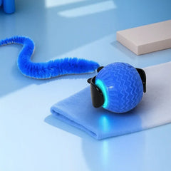 Automatic Cat Ball Toy - Smart Obstacle Avoidance 360° Rotation LED Lights
