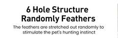 Automatic Cat Toy 2-in-1 - Smart Electronic Feather Ball 5 Mode Interactive