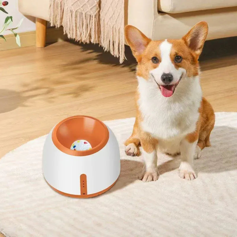 Automatic Dog Ball Launcher - Adjustable Distance Ball Thrower Toy for Dogs