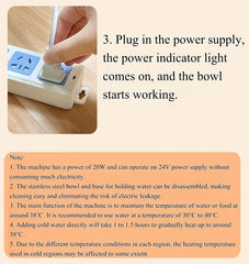 Automatic Pet Water Heater - Constant Temperature Drinking Bowl for Winter