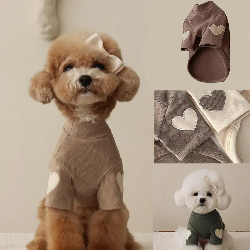 Bear Hoodie Pet Shirt - Cute Base Layer for Cats & Small Dogs