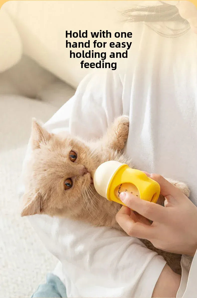 Bionic Pet Milk Bottle - Anti-Choking Newborn Puppy & Kitten Feeding Bottle