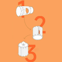 Carrot-Shaped Felt Cat Bed - Semi-Enclosed Hideaway for Small Pets