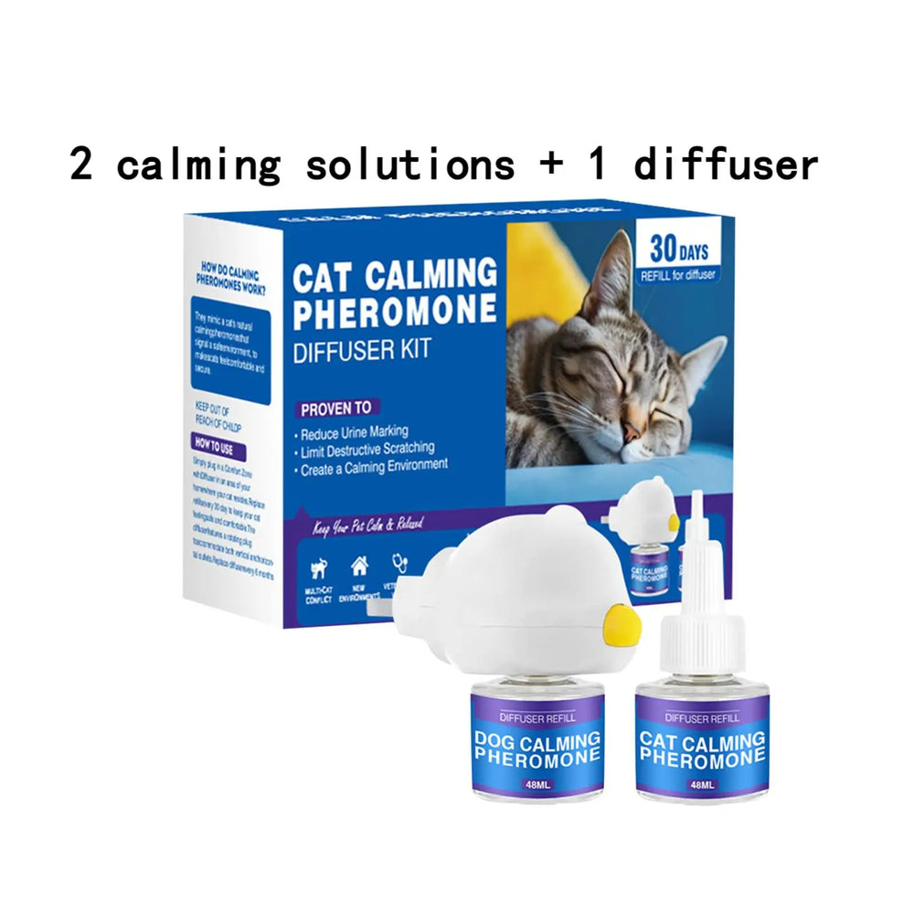 Cat Calming Diffuser Kit - 60 Day Pheromone Stress & Anxiety Relief