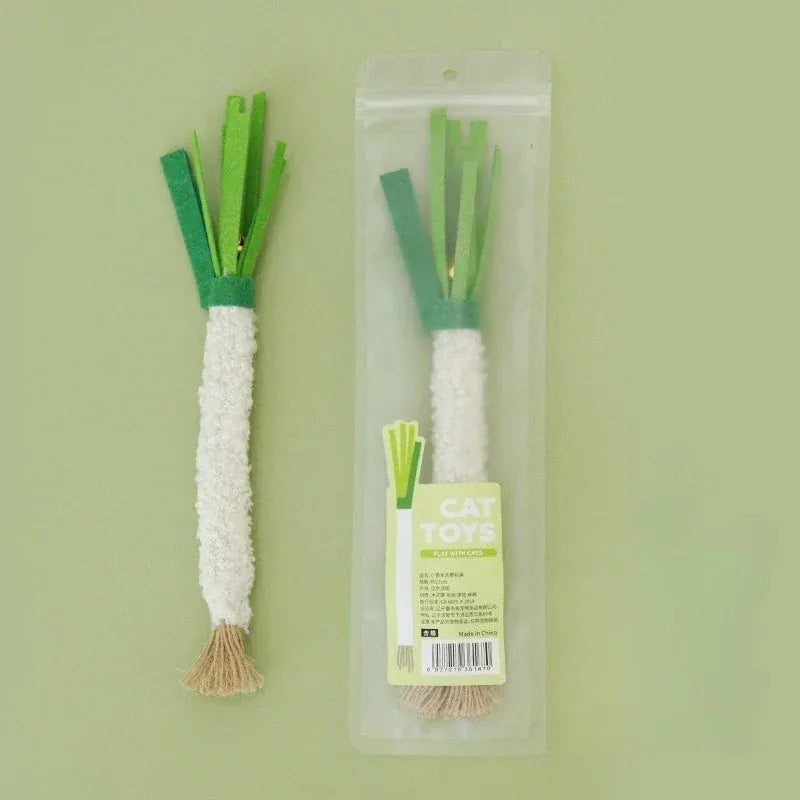 Cat Chew Toy Set with Bell - Interactive Teeth Cleaning & Training Toys