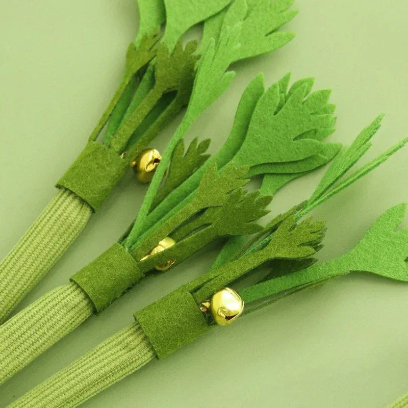 Cat Chew Toy Set with Bell - Interactive Teeth Cleaning & Training Toys